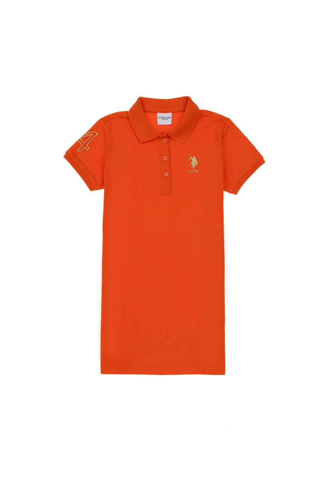 Orange Knitting Dress