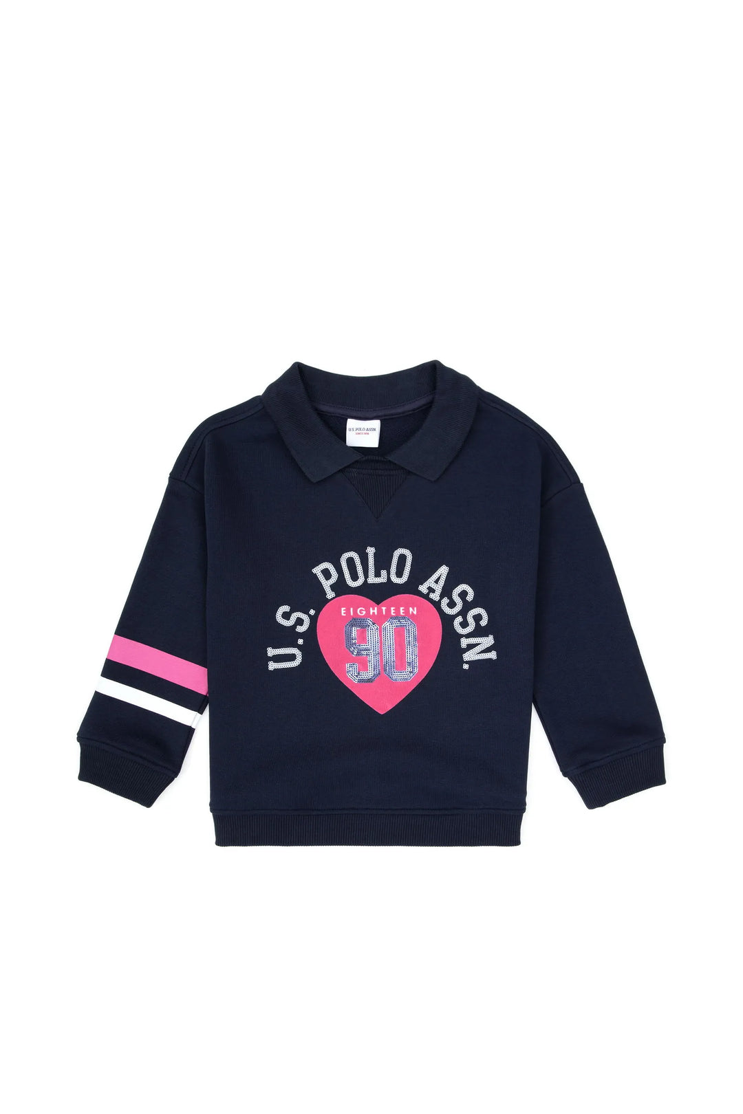 Navy Sweatshirt With Logo