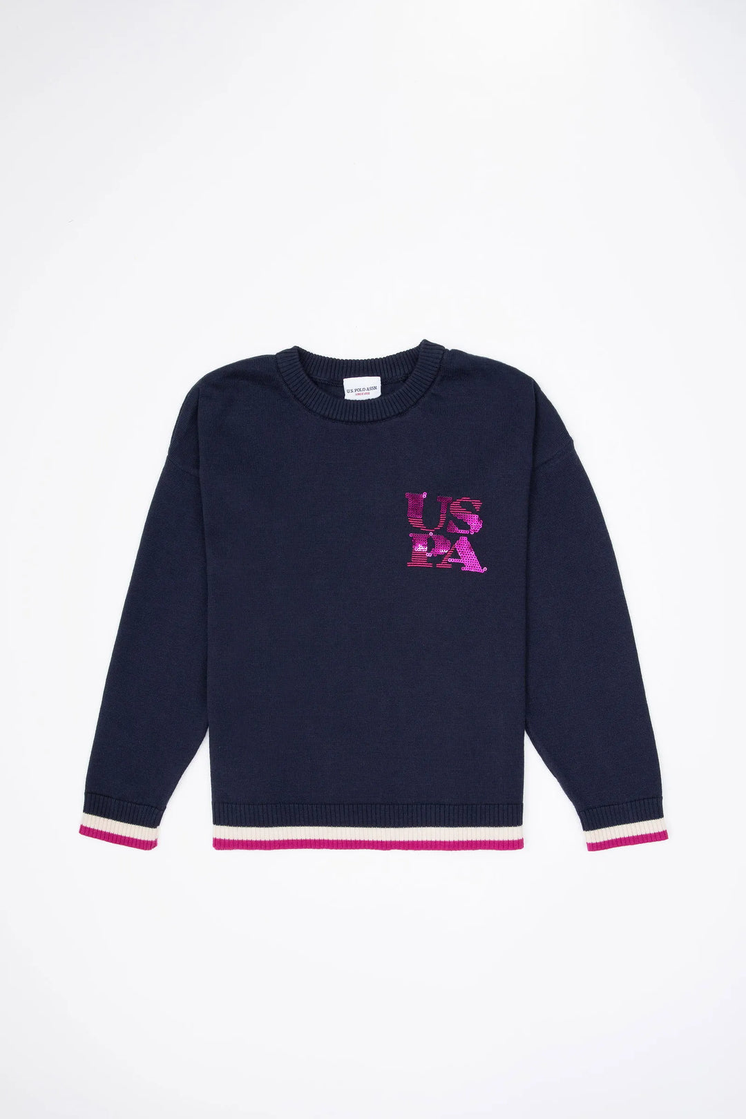 Navy Sweatshirt with Logo