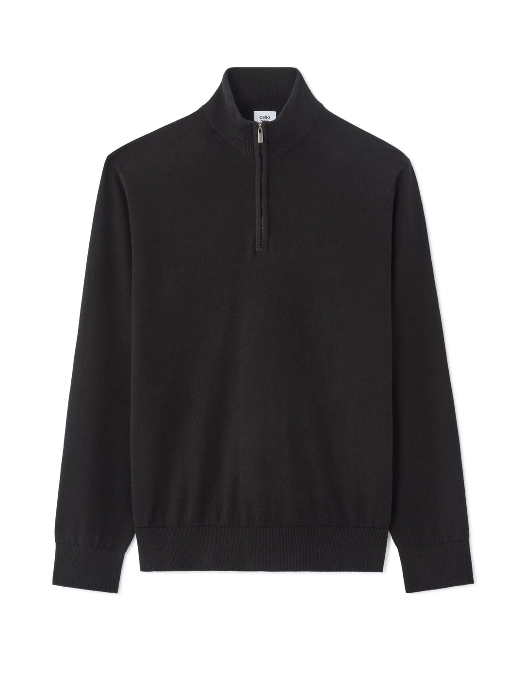 Turtle Neck Jumper - Black