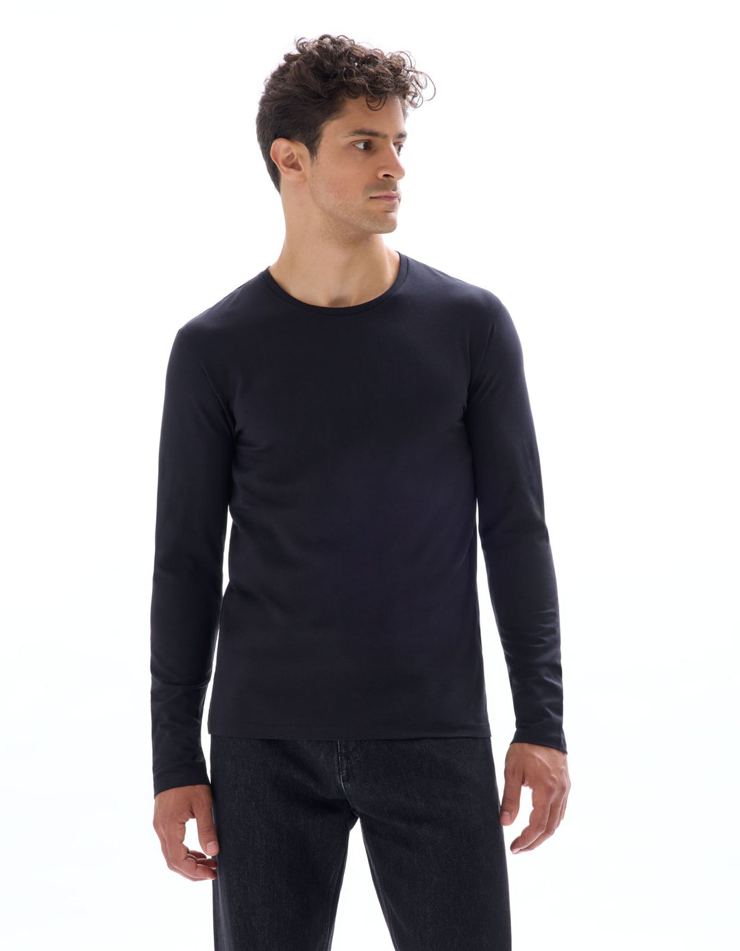 Long Sleeves Tshirt - Black