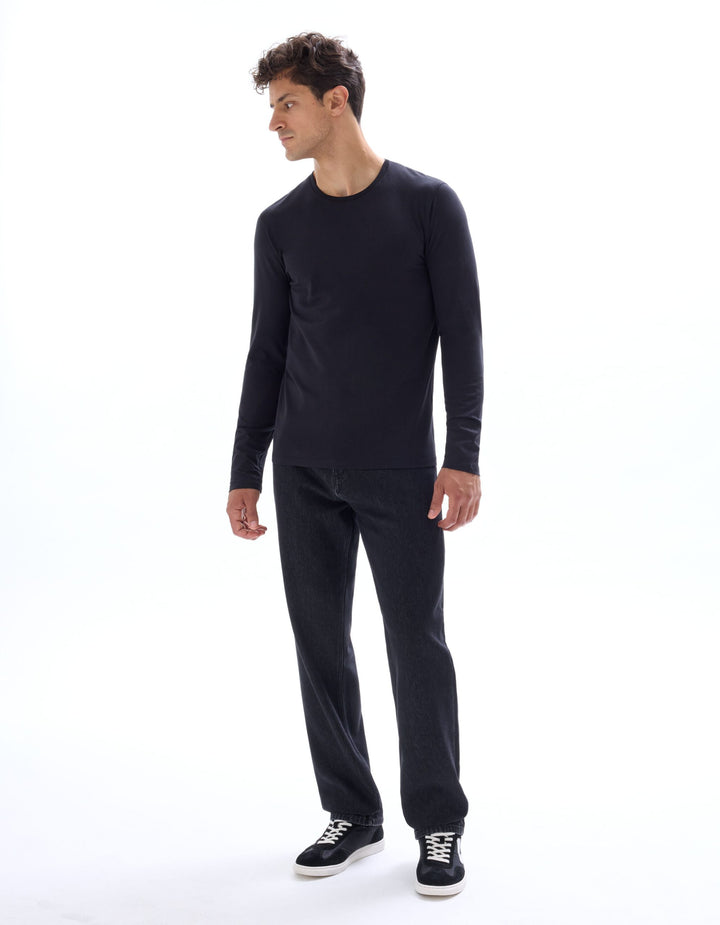 Long Sleeves Tshirt - Black