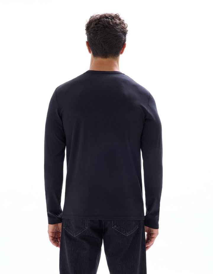 Long Sleeves Tshirt - Black