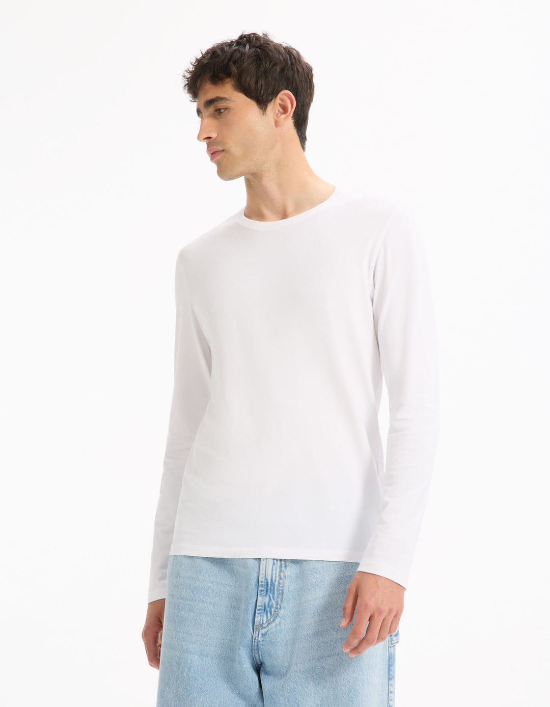 Long Sleeves Tshirt - White