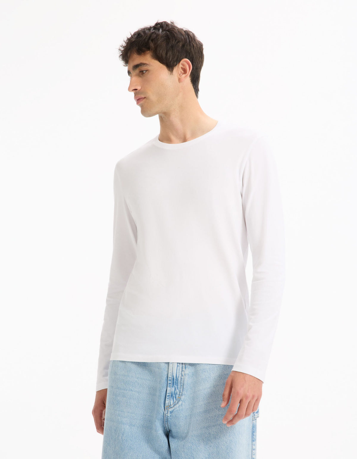 Long Sleeves Tshirt - White