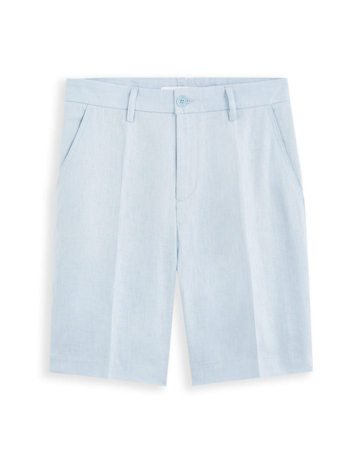 Bermudas linen - Light Blue
