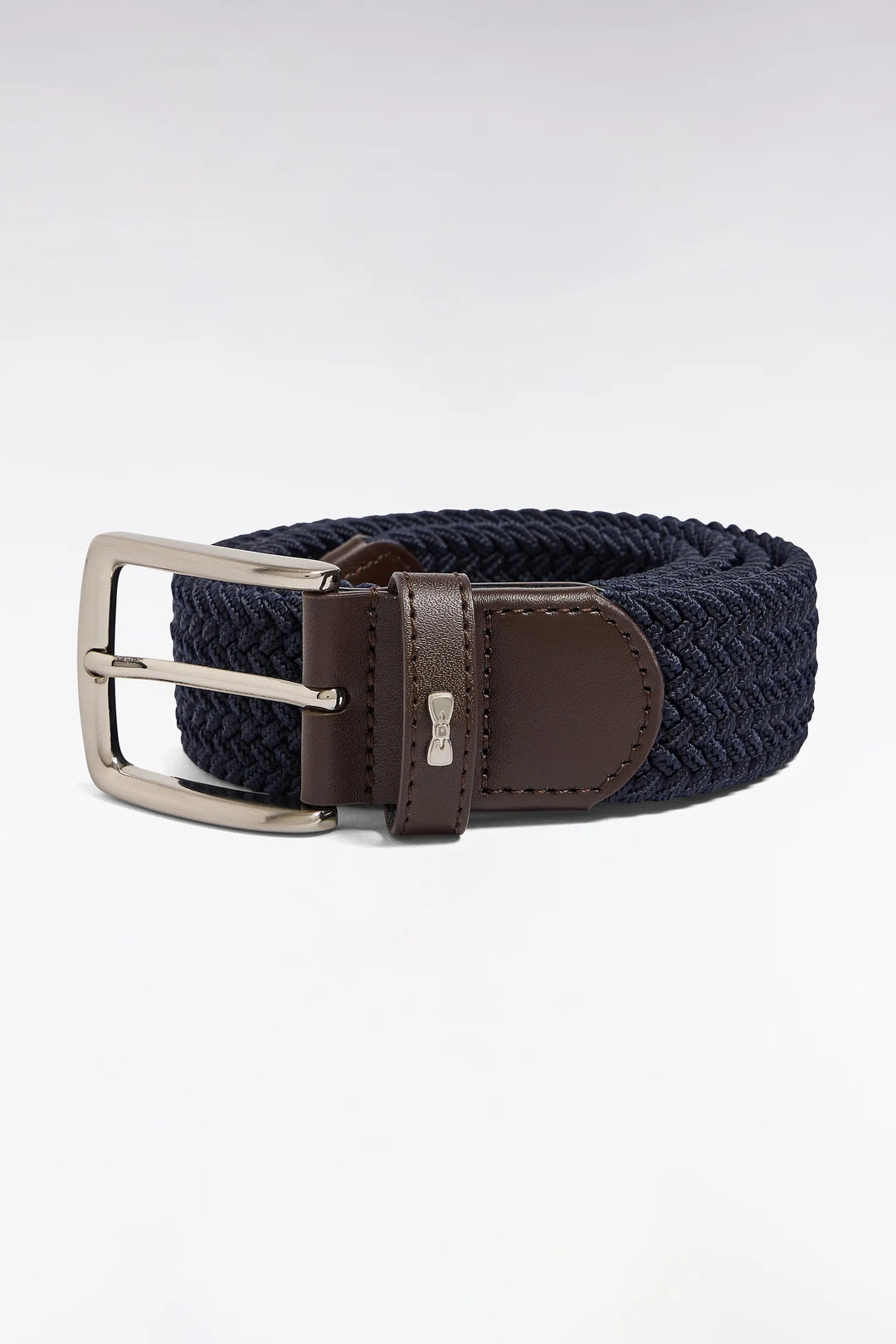 Navy Elasticated Textile Waistband