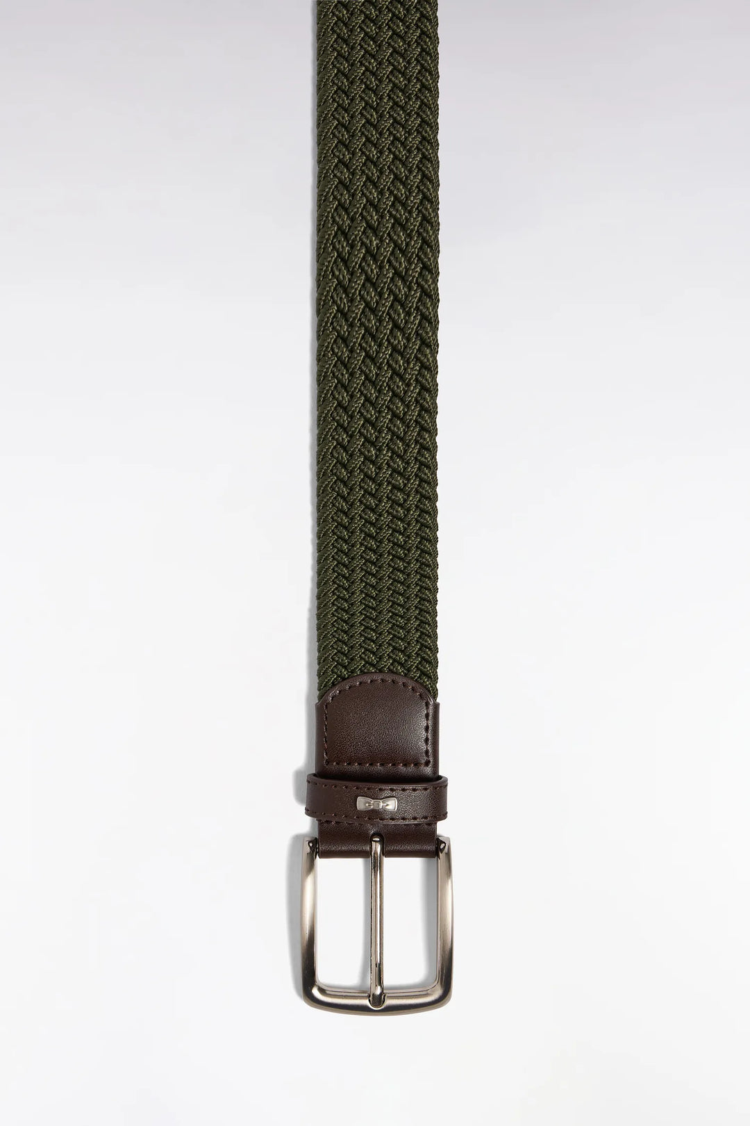 Khaki Elasticated Textile Waistband