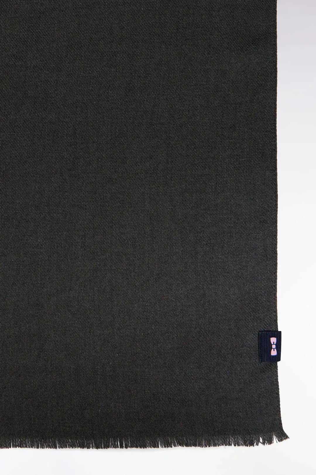 Grey Fringed Scarf