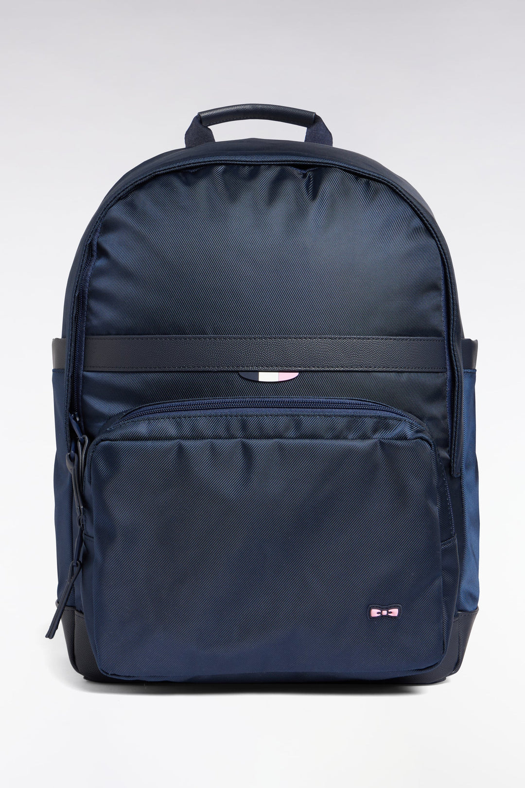 Navy Nylon Backpack