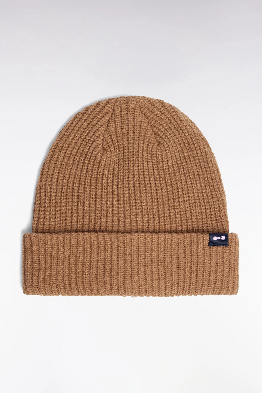 Camel Cotton-Blend Beanie