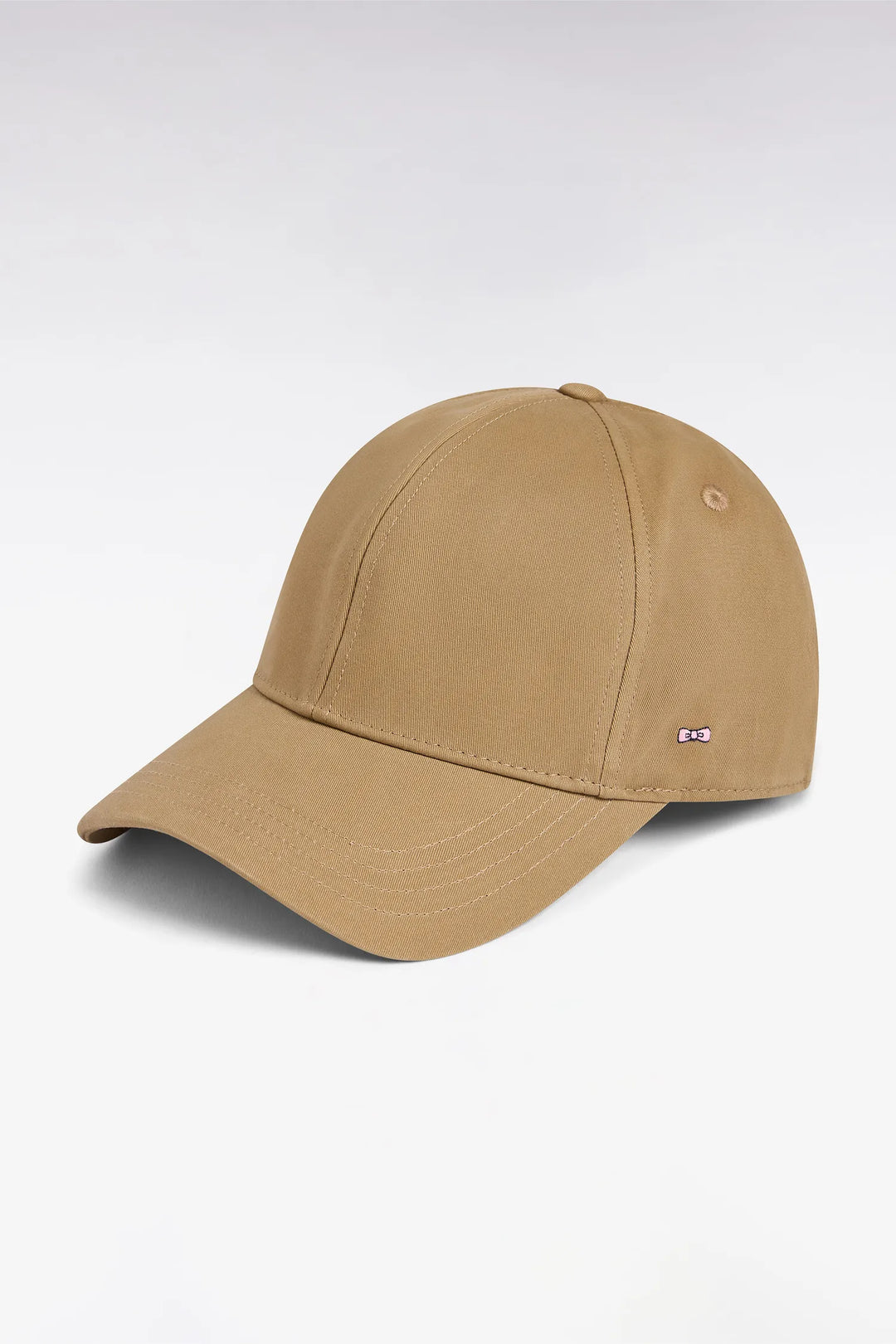 Beige Cotton Piqué Cap