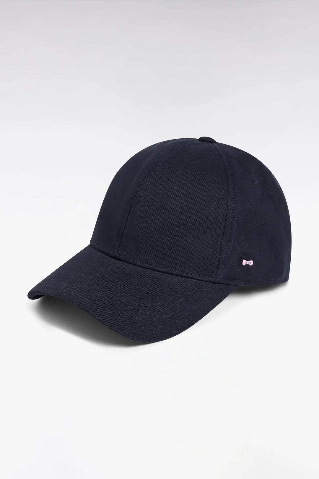 Navy Cotton Piqué Cap