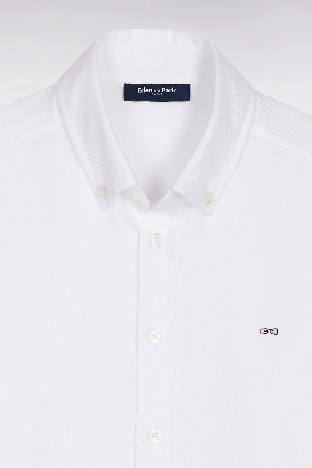 White Cotton Piqué Shirt