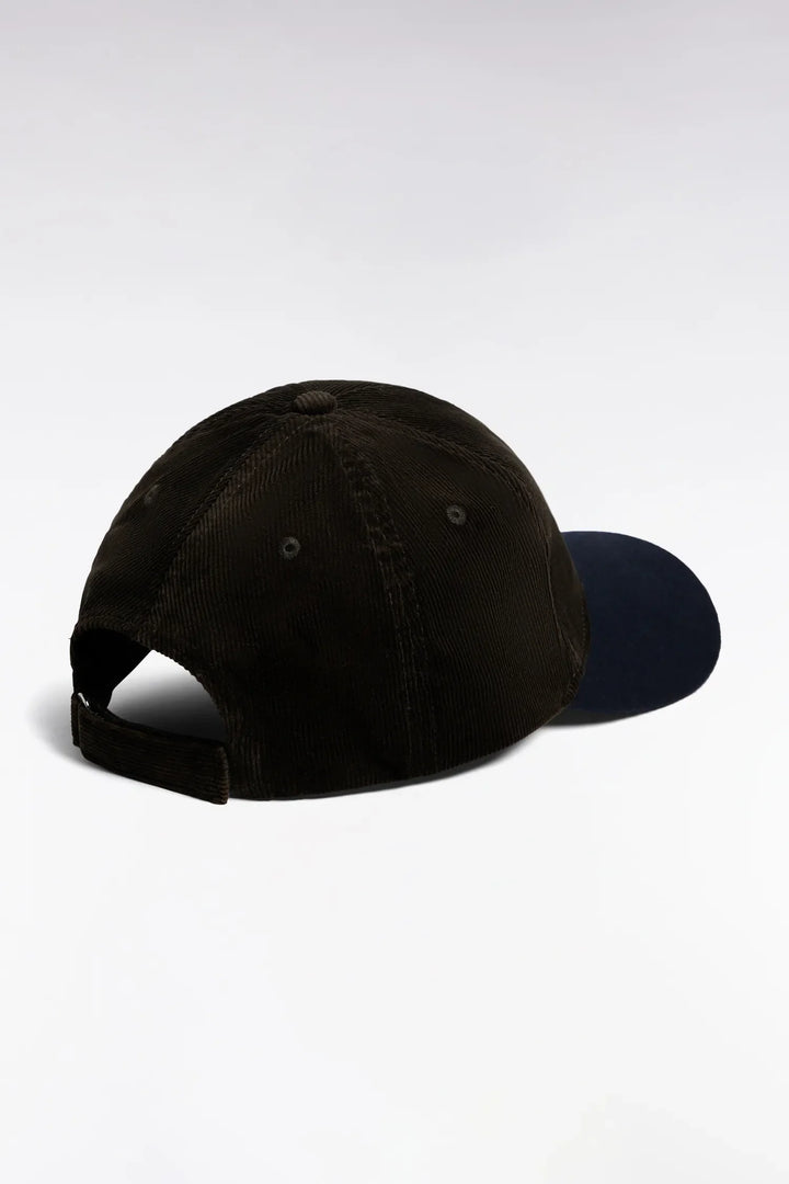 Khaki Bi-Material Cap with Eden Park Crest