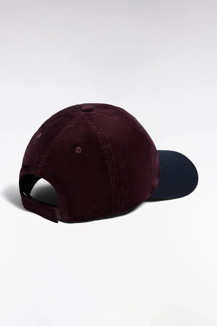 Brown Bi-Material Cap with Eden Park Patch