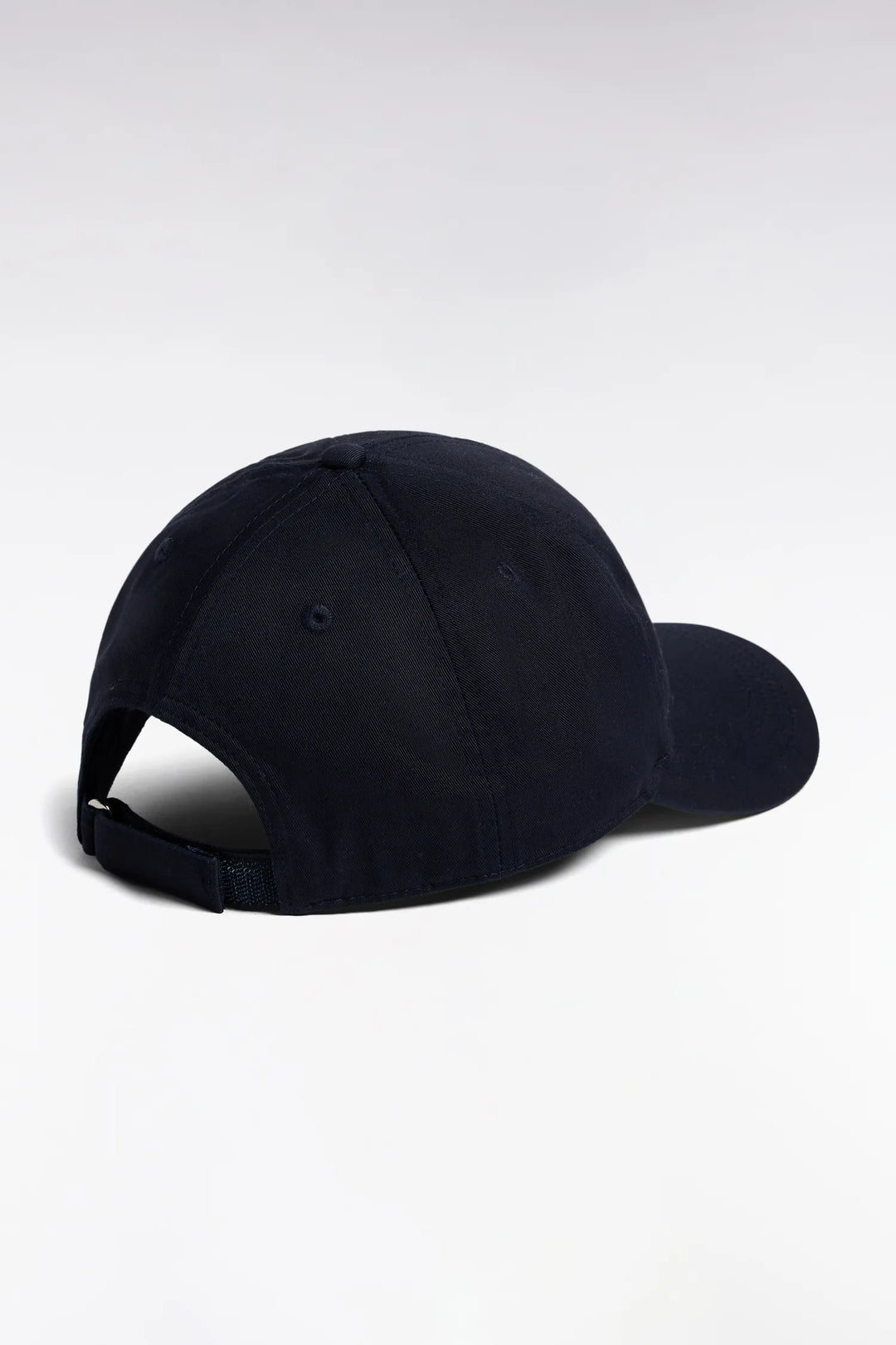 Navy Cotton Twill Cap with Patch Embroidery