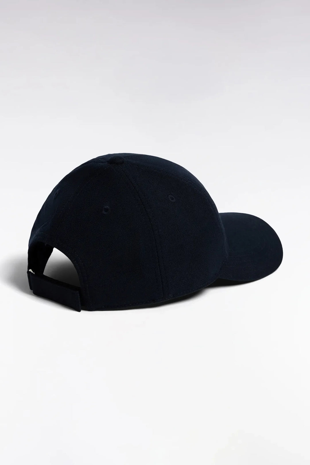 Navy Cotton Piqué Cap