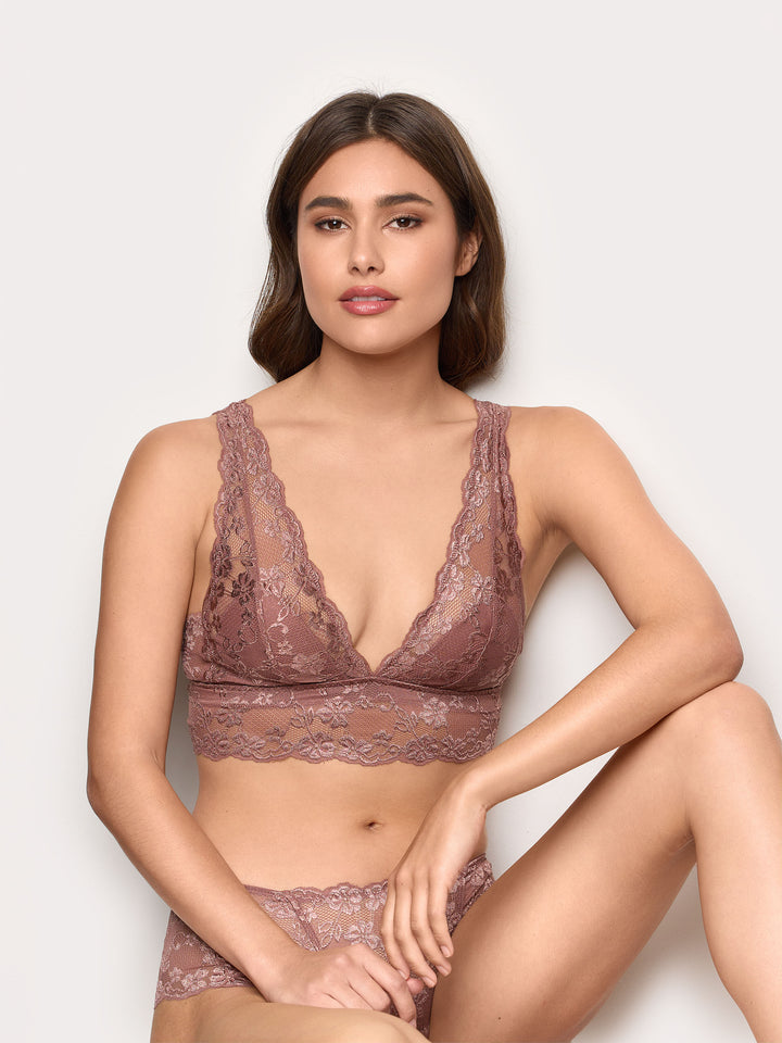 Top Bra - Dark Mauve