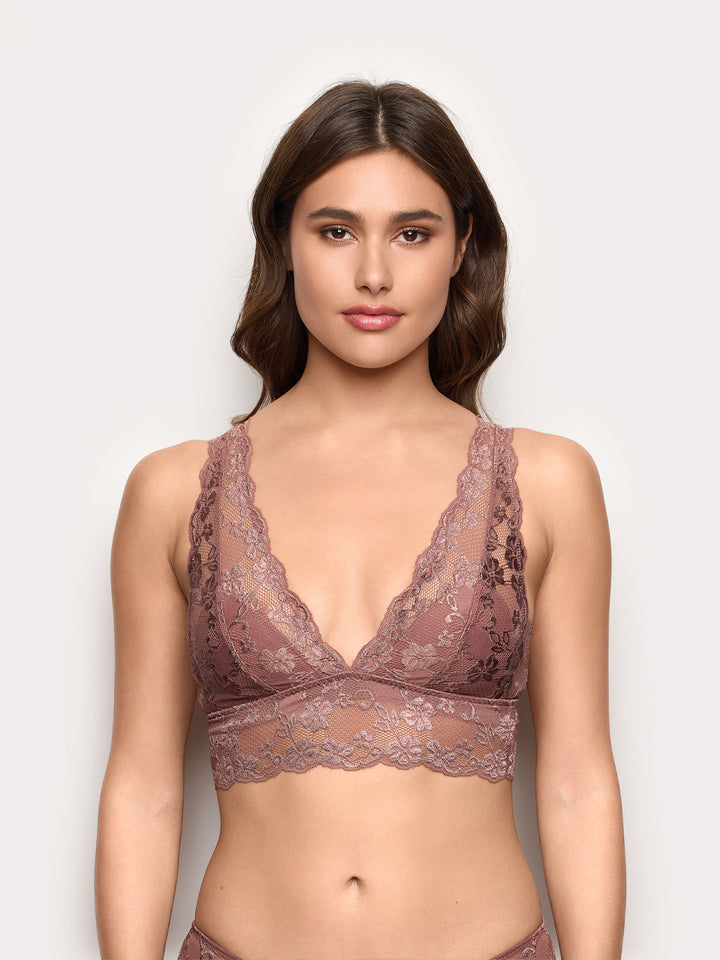 Top Bra - Dark Mauve