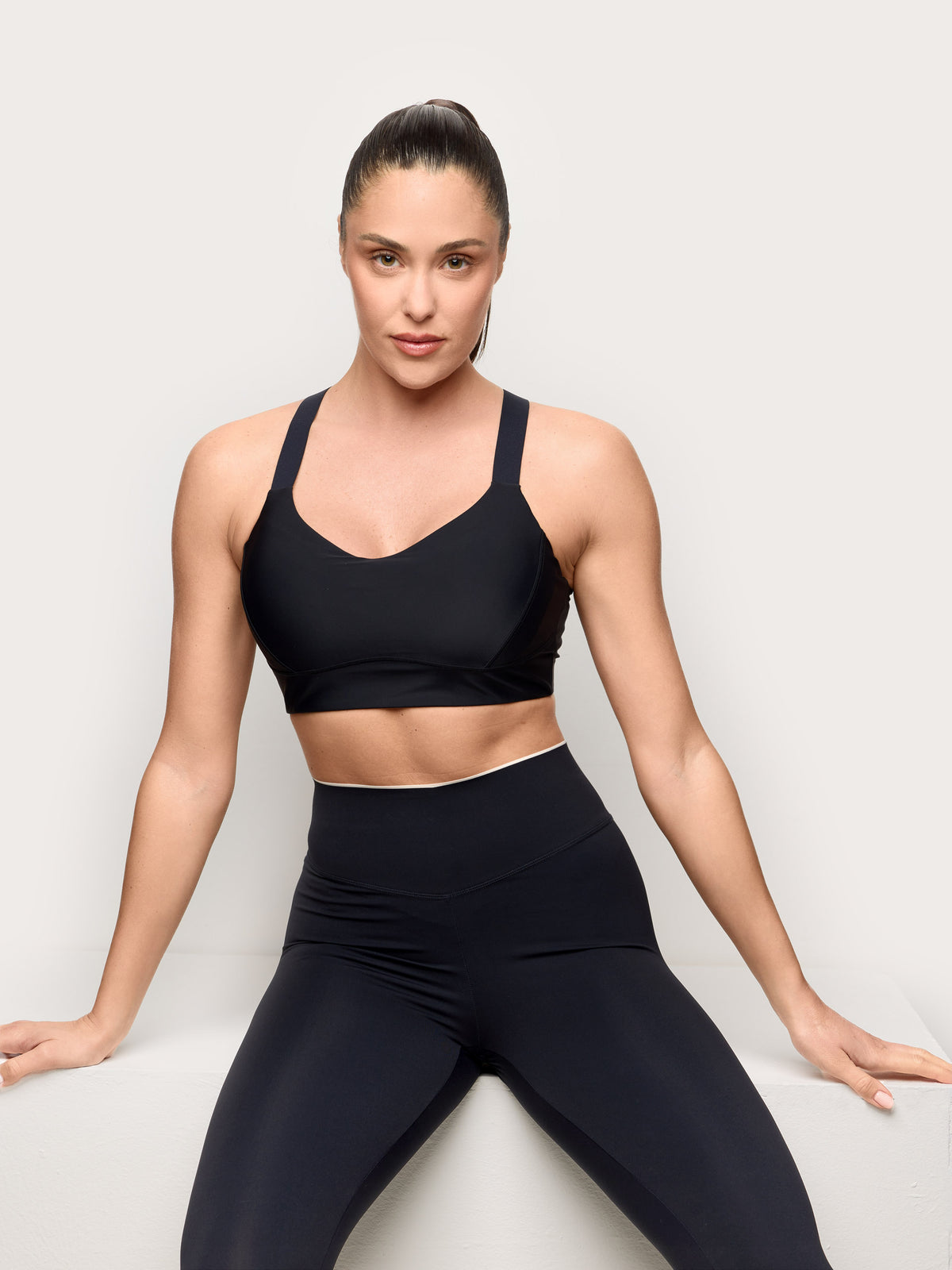 Padded bralette bra - Black
