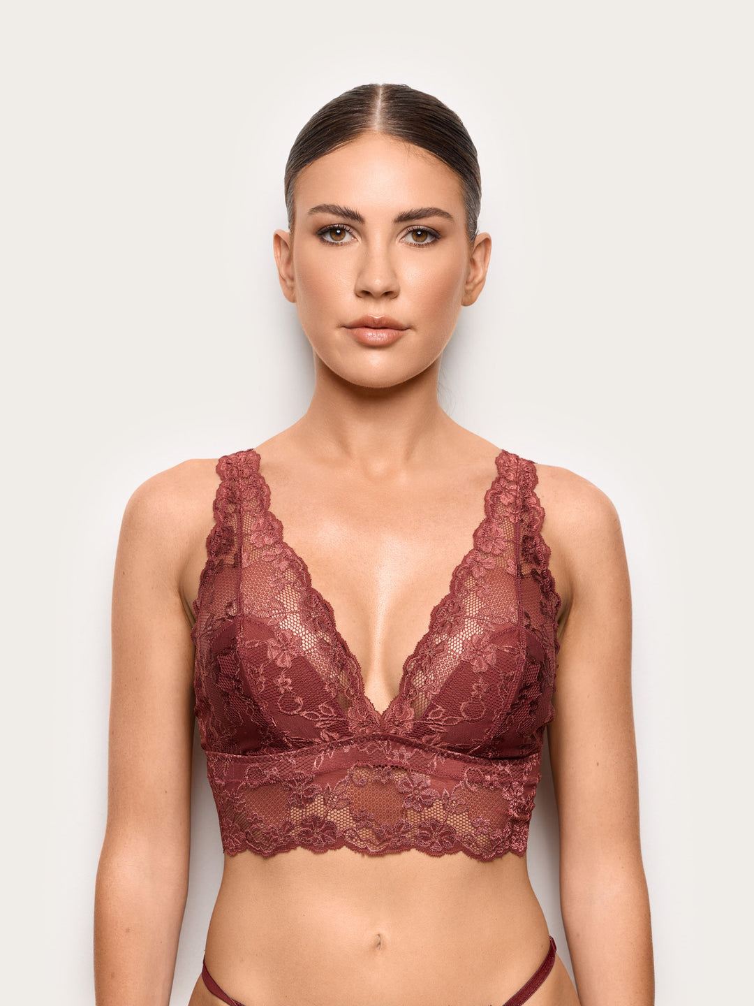 Bralette - Brick Red