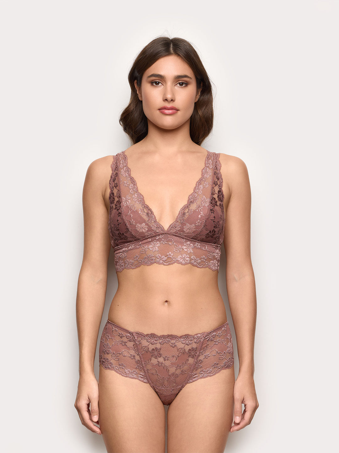 Brazilian knickers - Dark Mauve