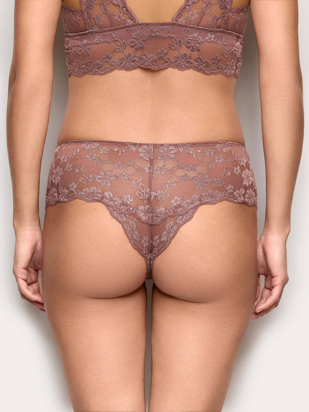 Brazilian knickers - Dark Mauve