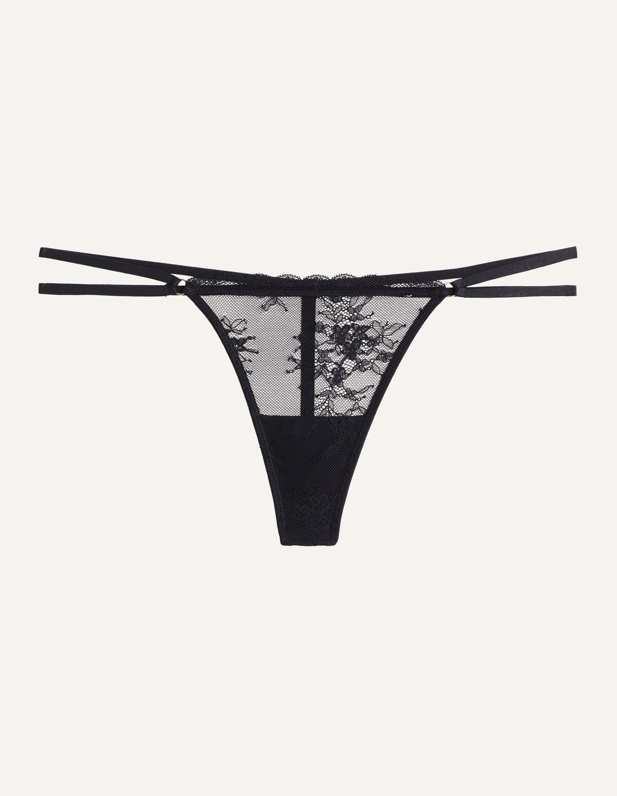 Low waist g-string - Black