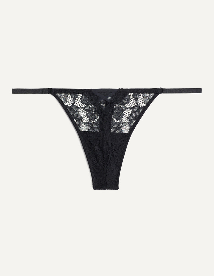 Low waist g-string - Black