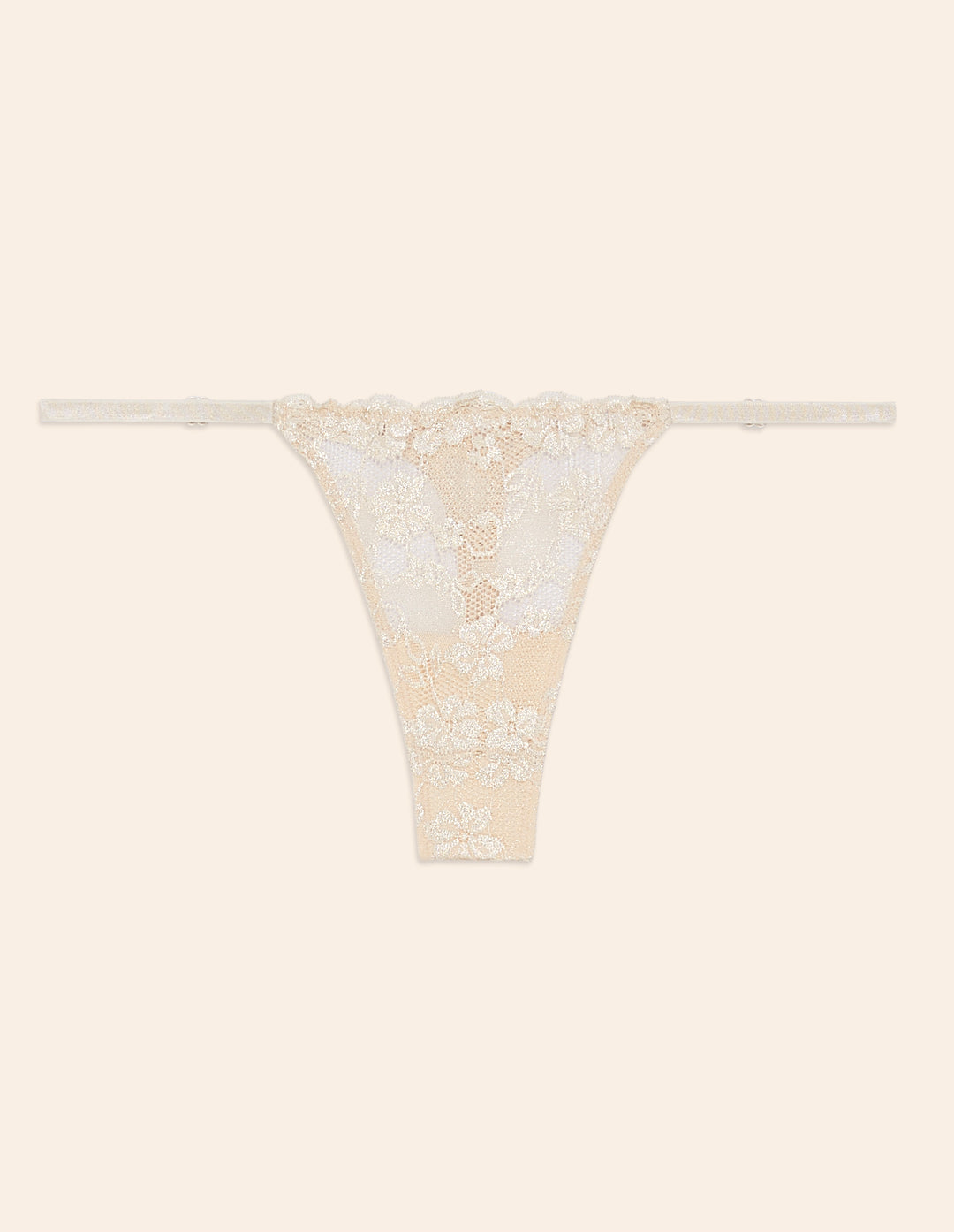Low waist g-string - Brown