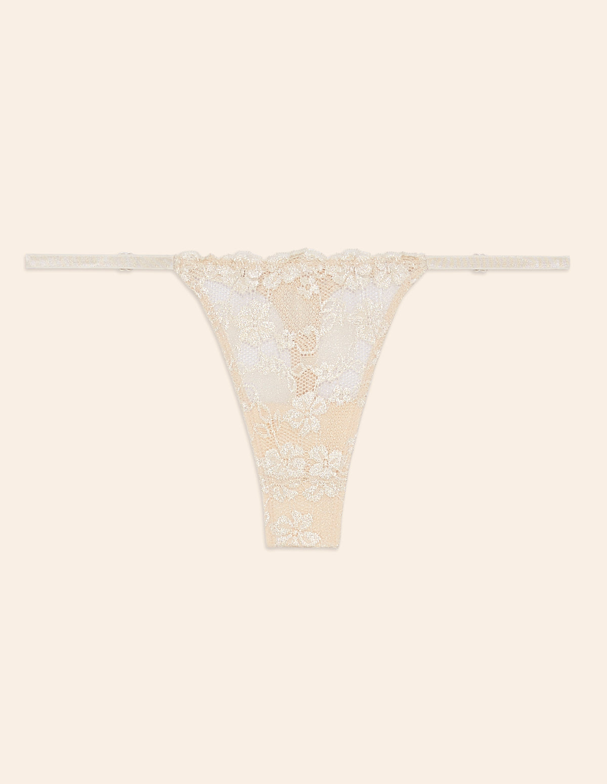 Low waist g-string - Brown