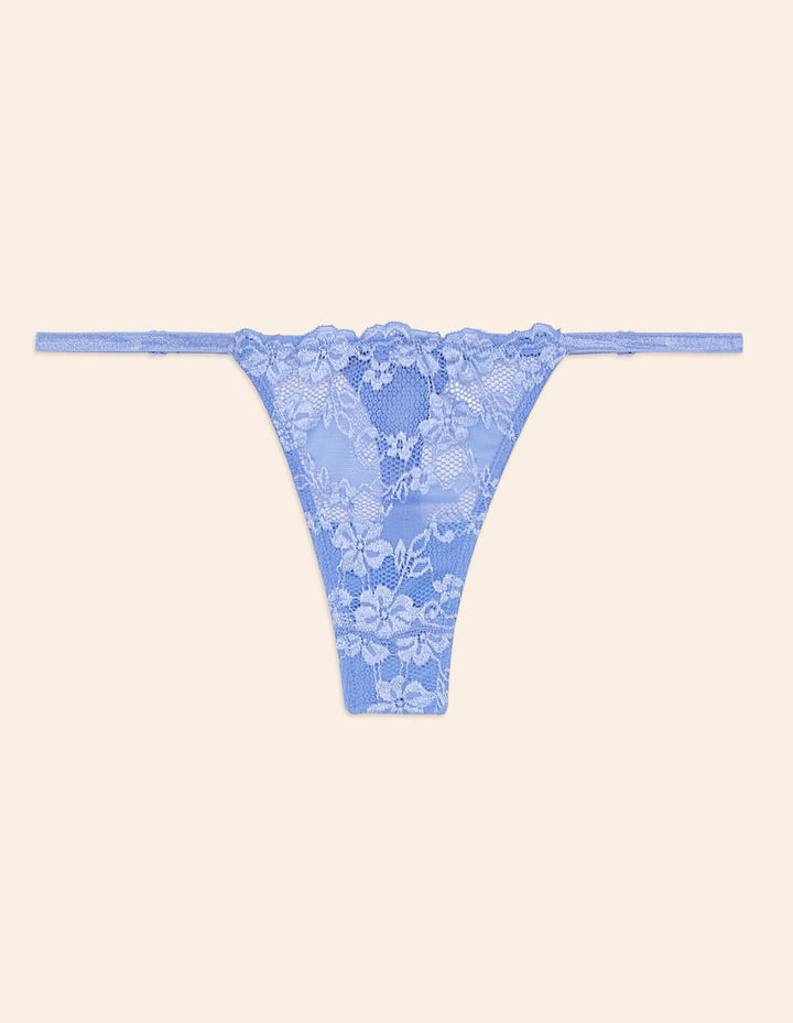 Low waist g-string - Blue