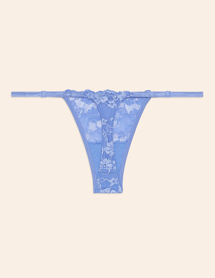 Low waist g-string - Blue