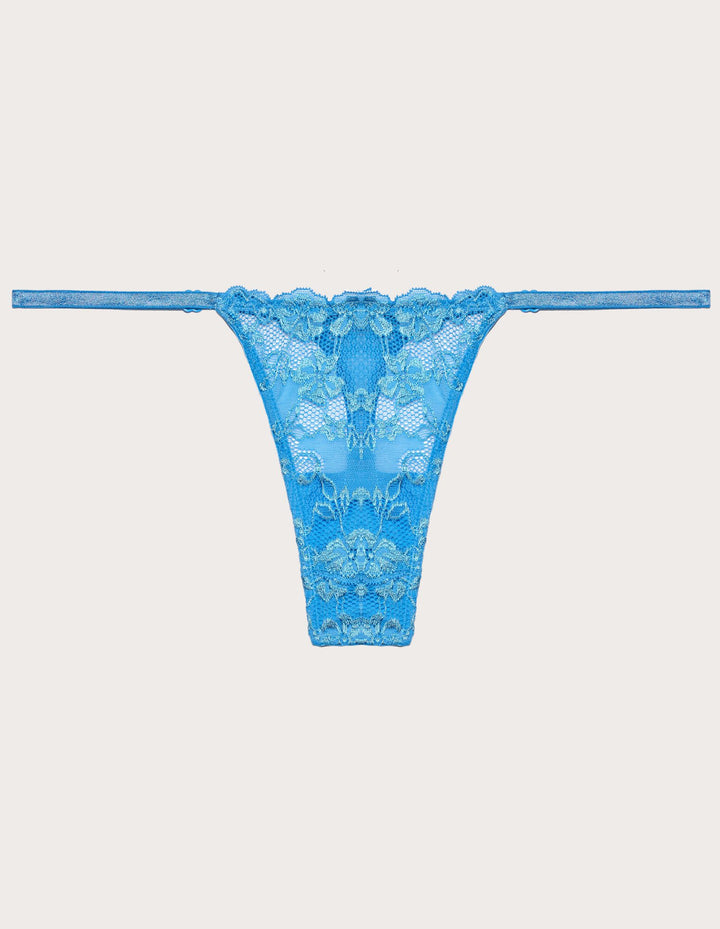 Low waist g-string - Blue