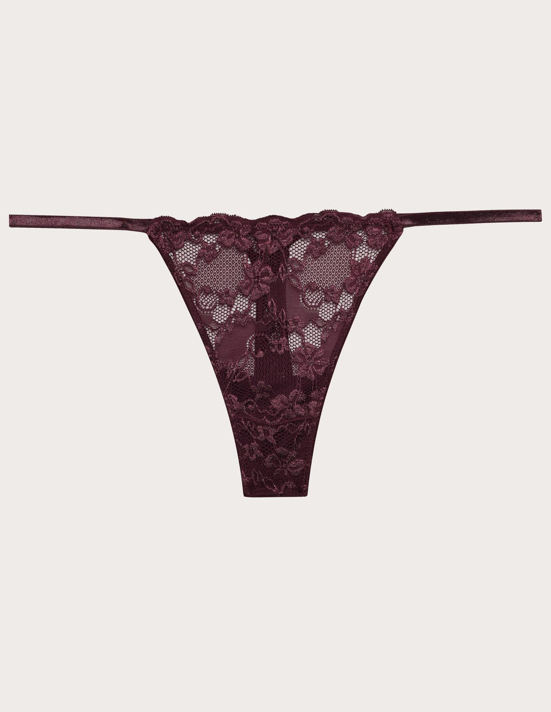 Low waist g-string - Brown