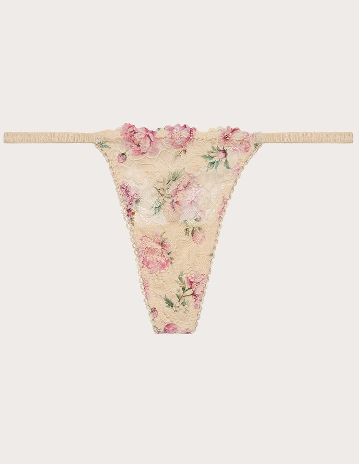 Low waist g-string - Neutral