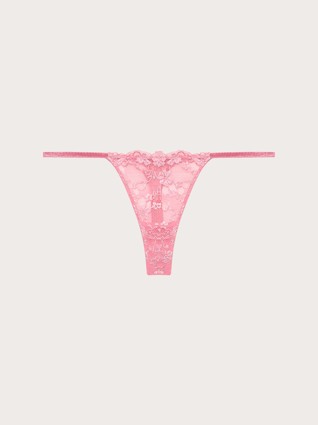 Low waist g-string - Candy Pink