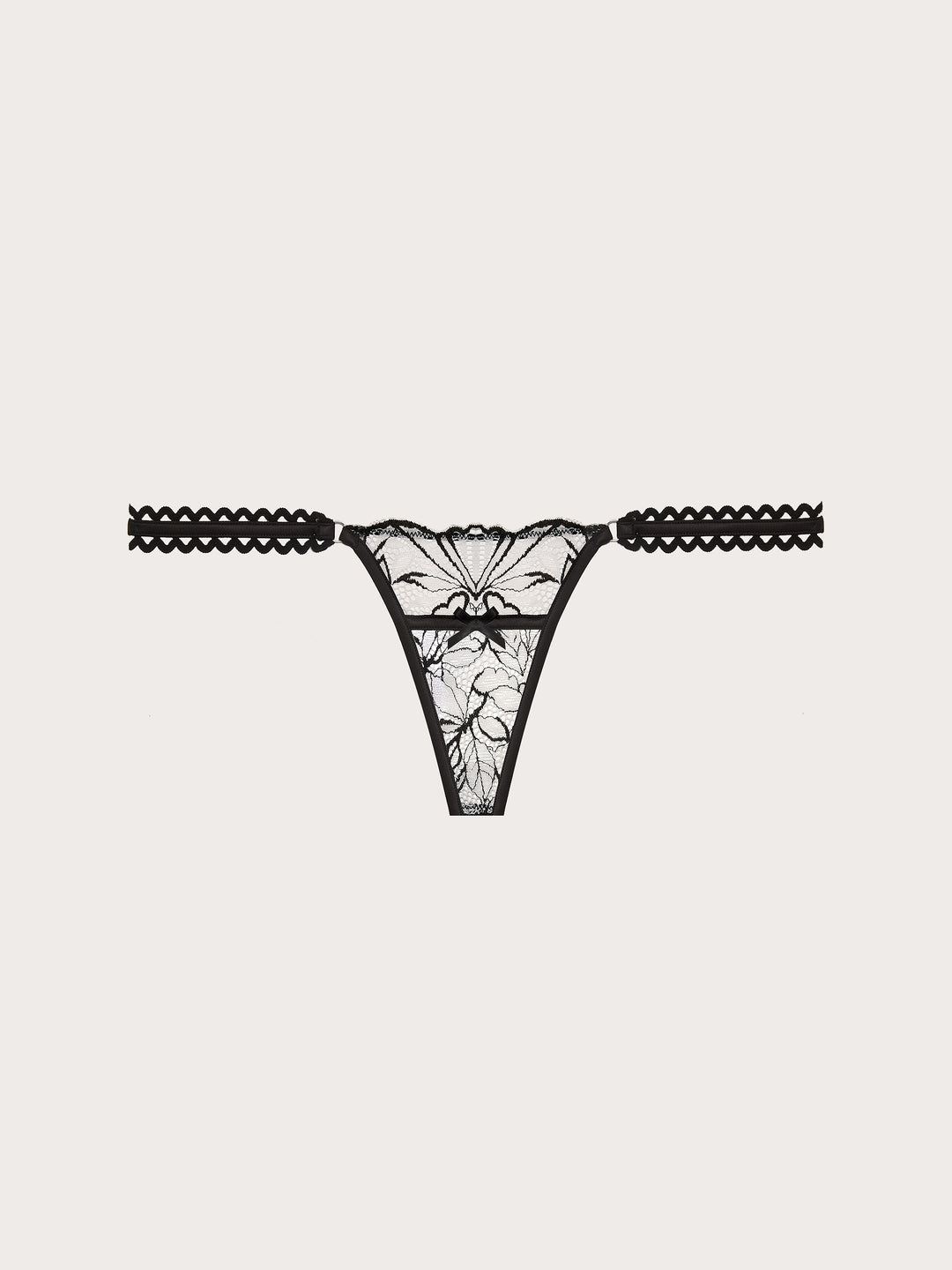 Open g-string - Black