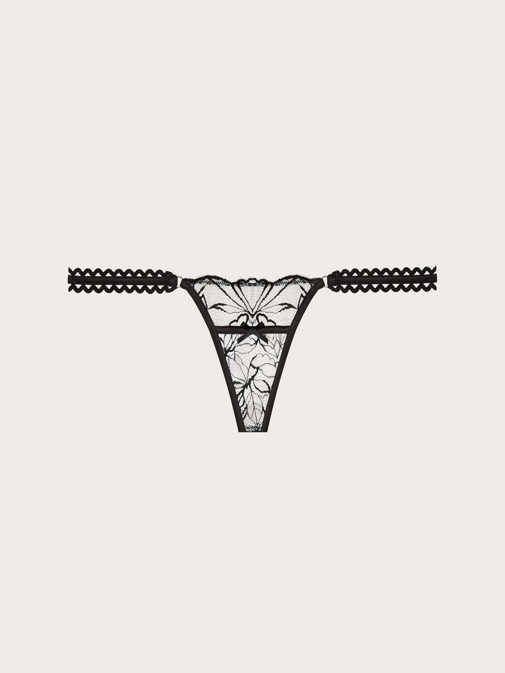 Open g-string - Black