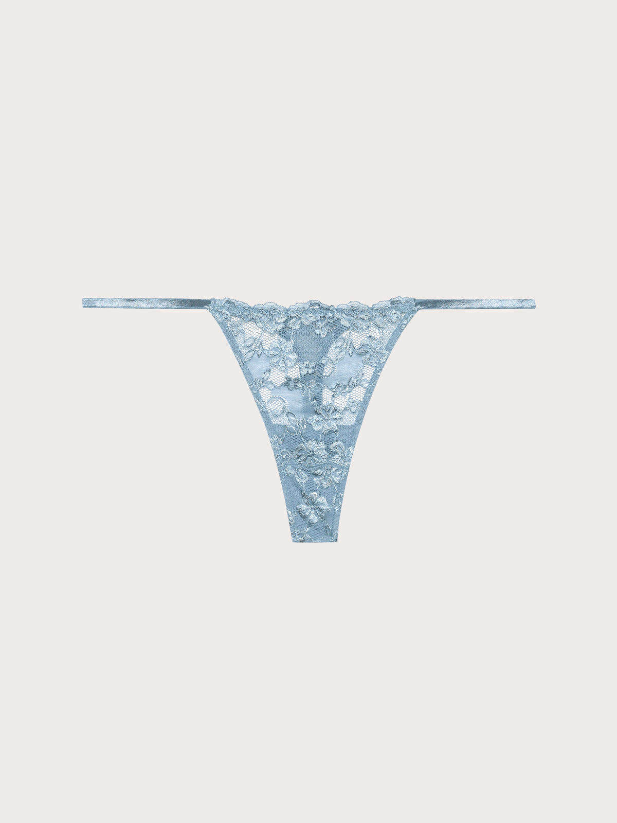 Low Waist G-String - Powder Blue