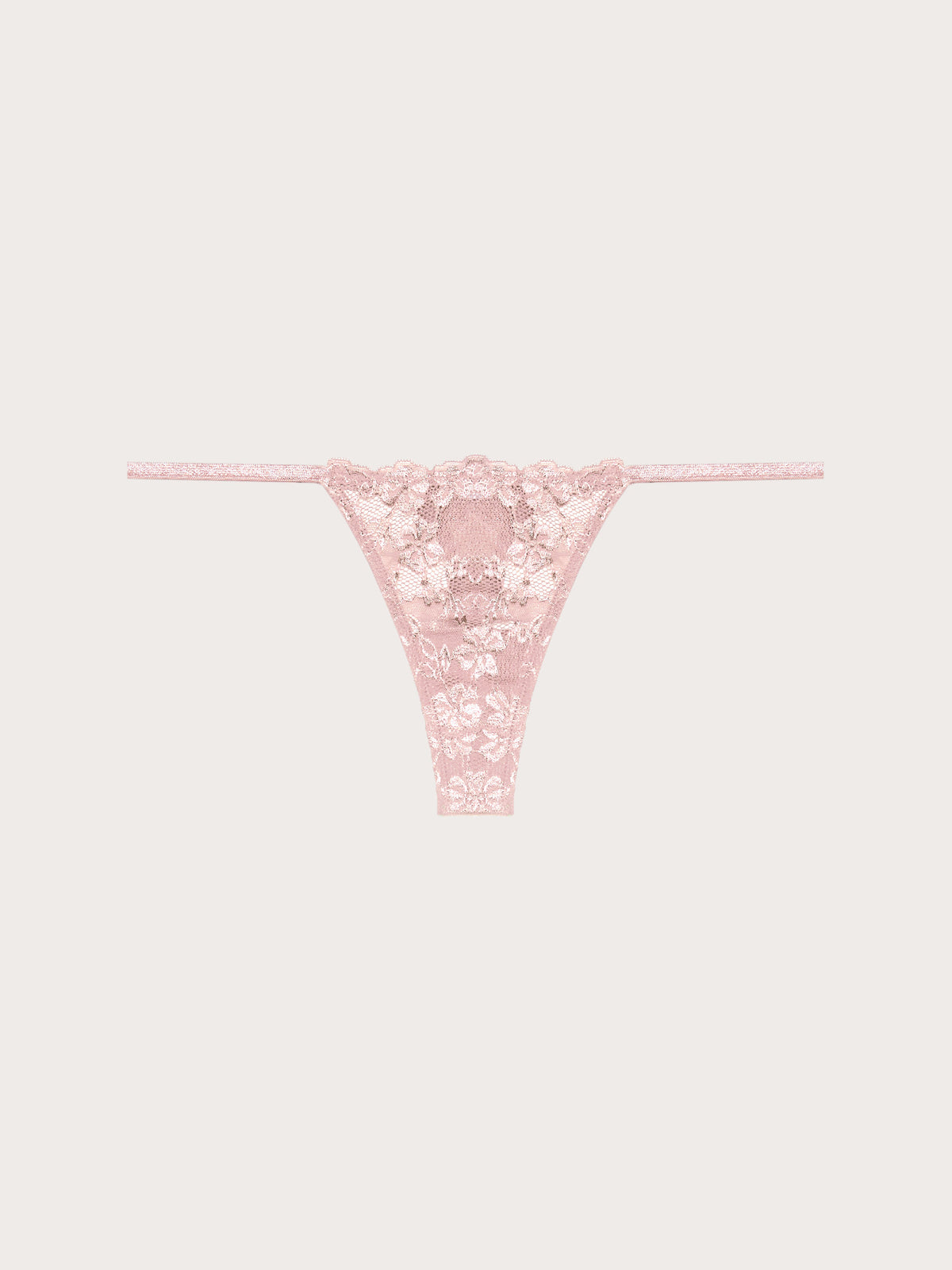 Low Waist G-String - Clay Rose