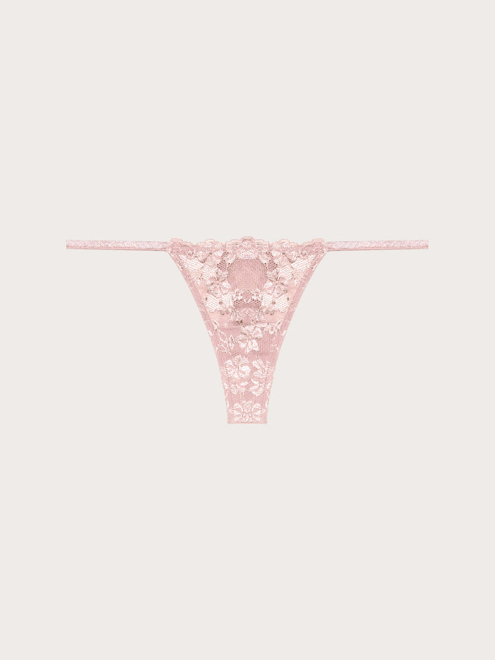 Low Waist G-String - Clay Rose