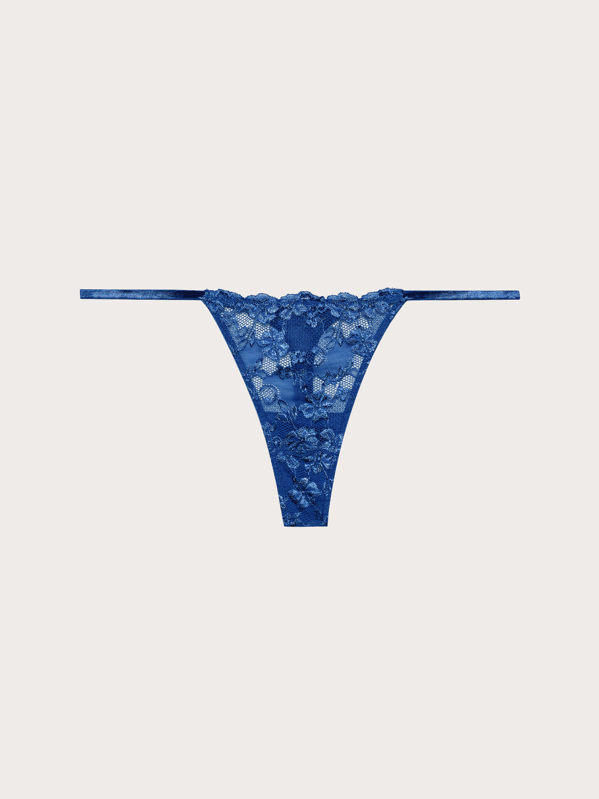 Low Waist G-String - Dark Blue