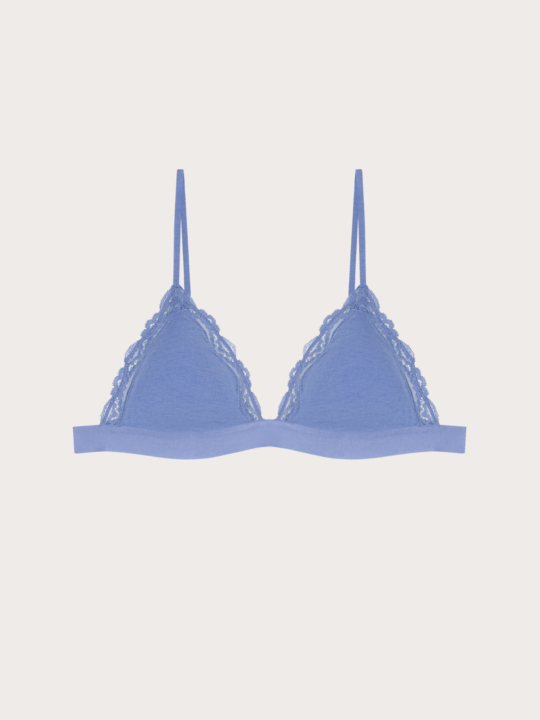 Triangle bra - Denim