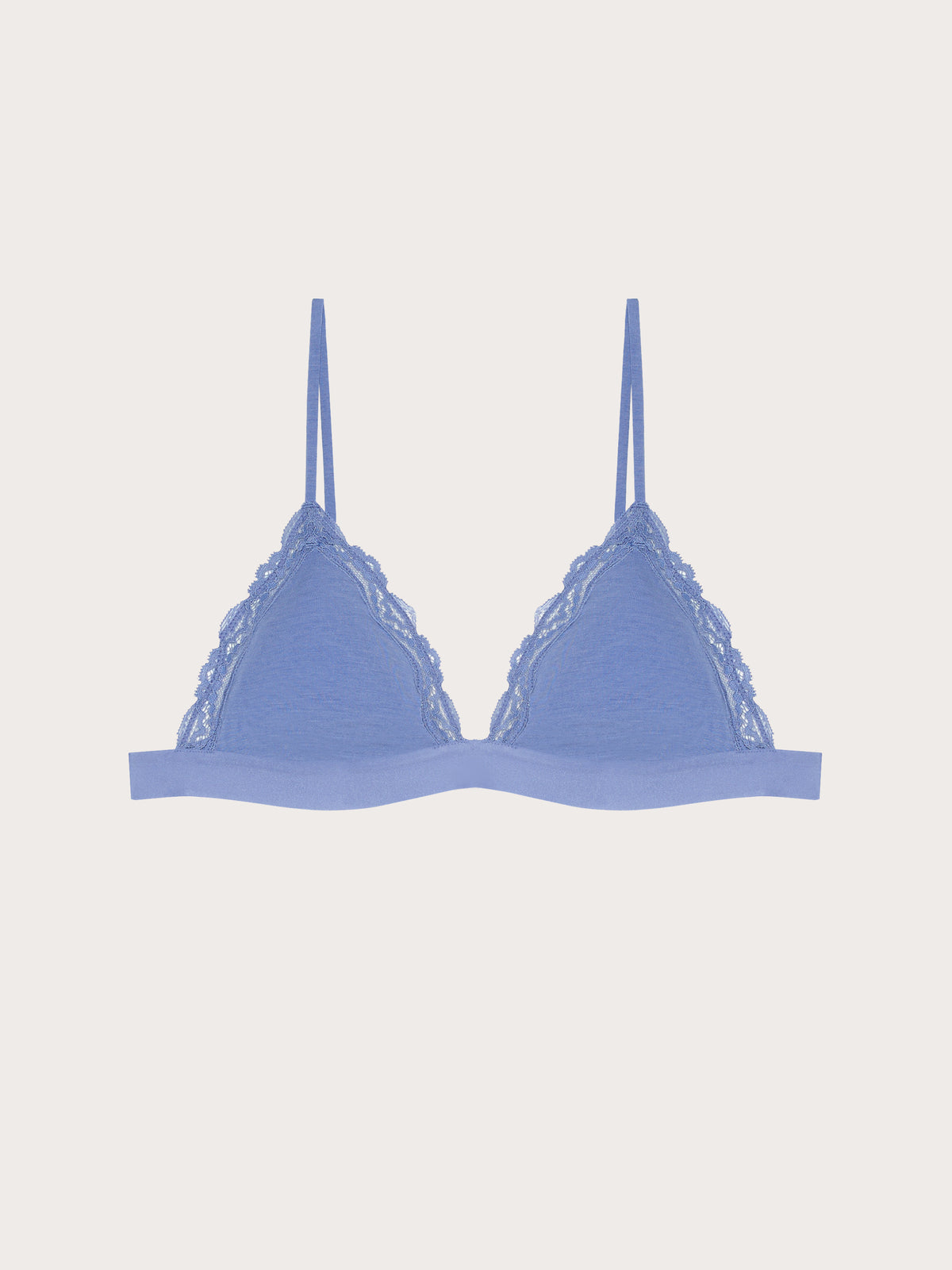 Triangle bra - Denim