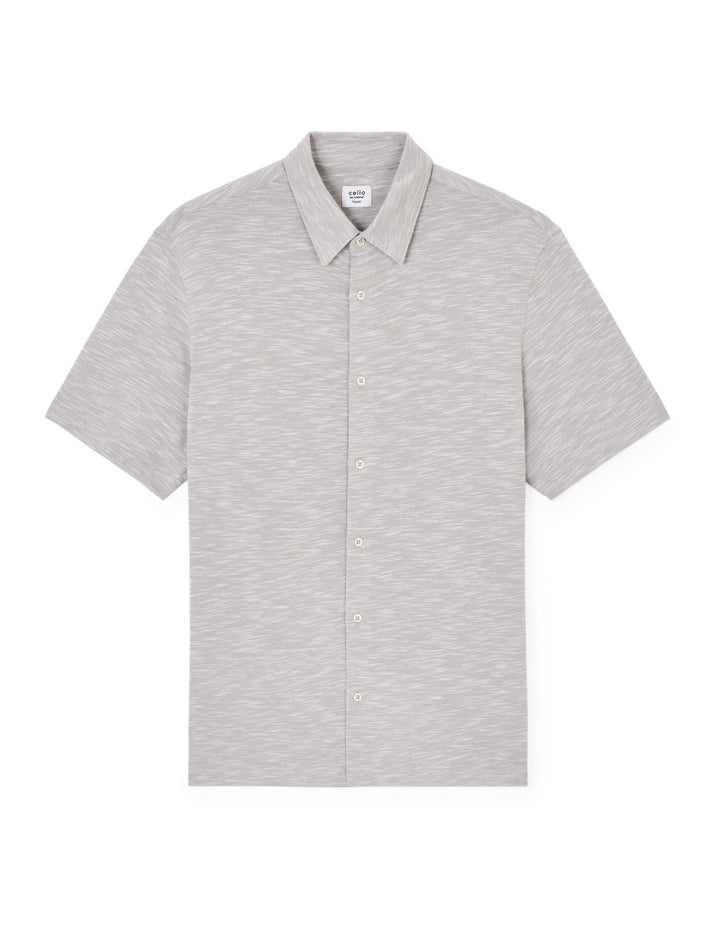 Short Sleeves Shirts - Light Grey