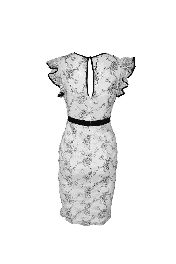 Dress - Black Flower