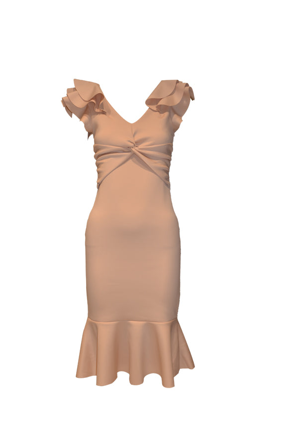 Dress - Nude