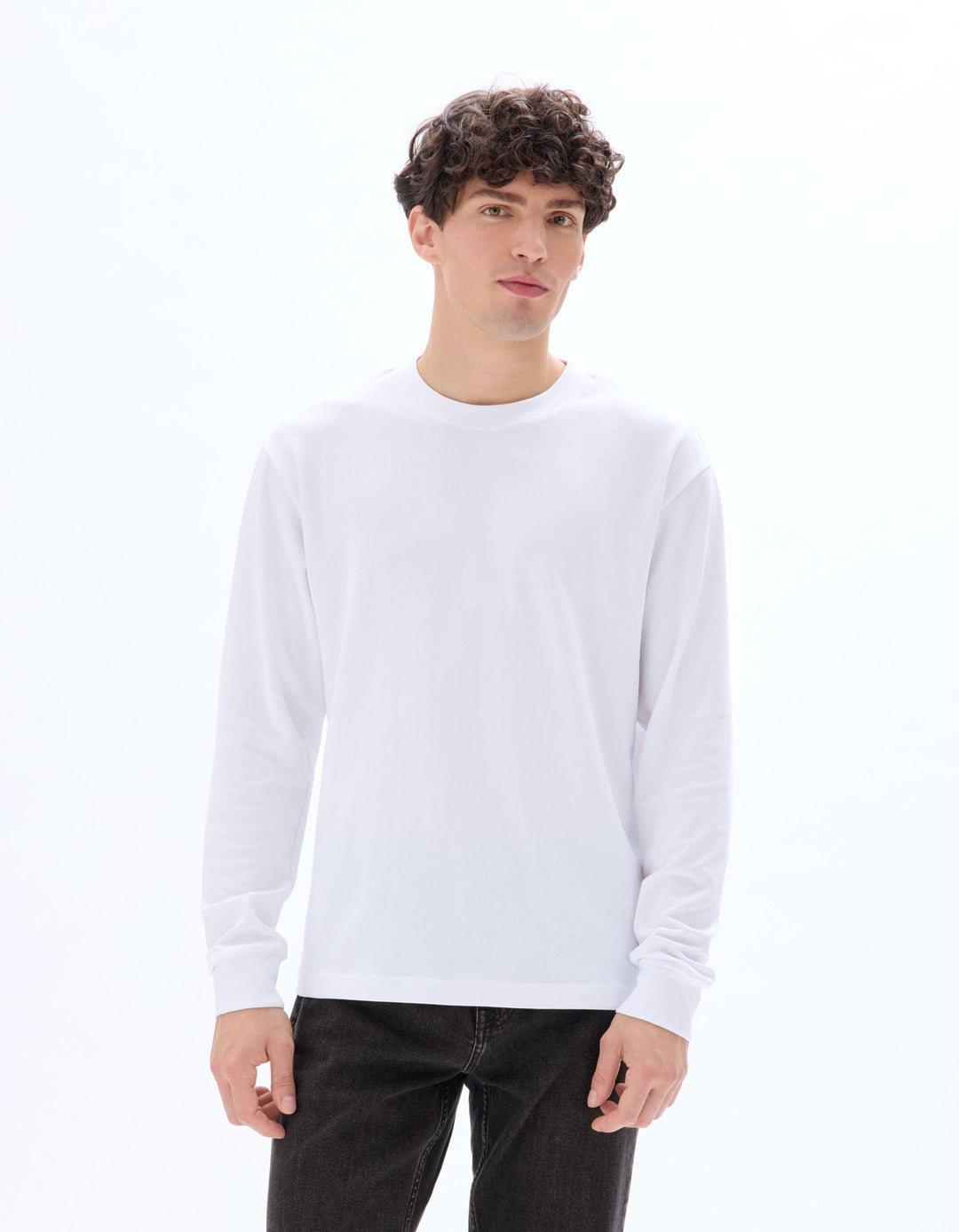 Long Sleeves Tshirt - White